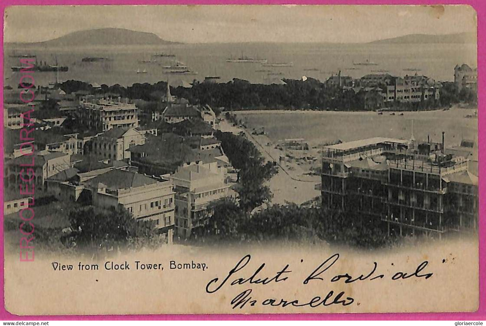 Ag3827  - INDIA - VINTAGE POSTCARD -  Bombay - India