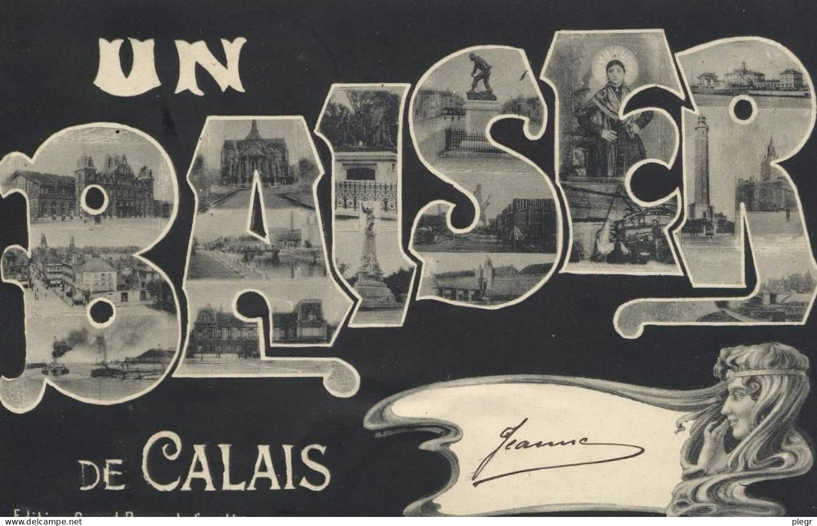 62193 01#2 - CALAIS * - LOT DE 55 CARTES