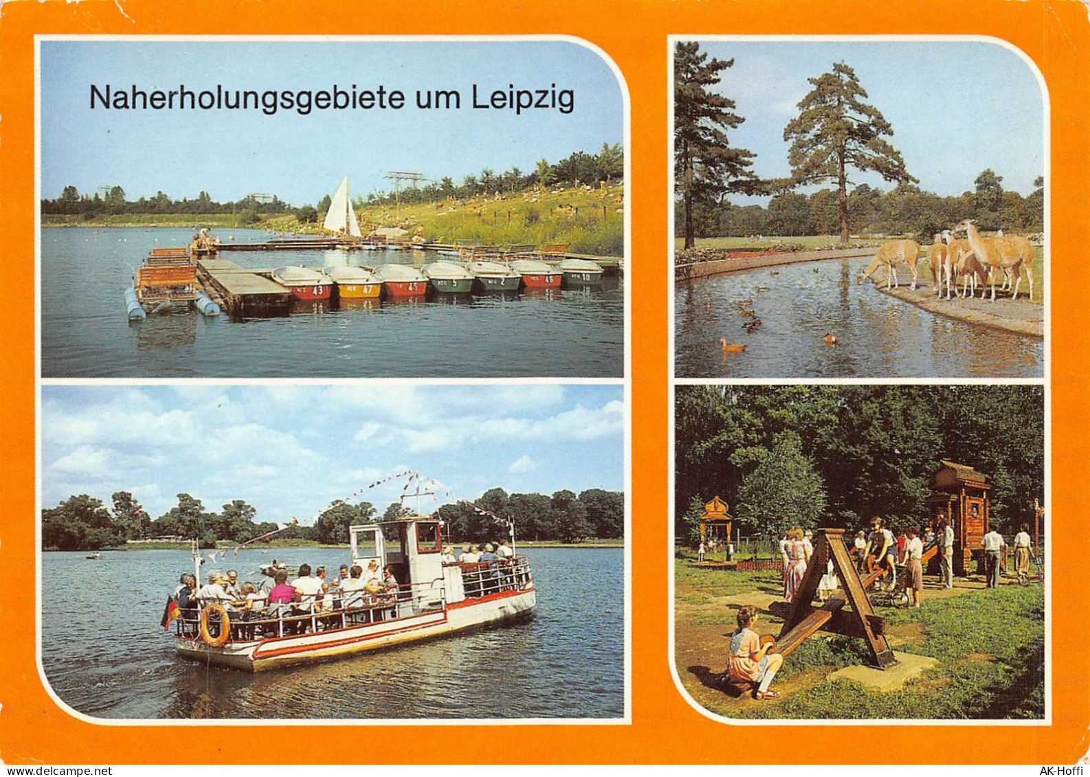 Naherholungsgebiet Kulkwitzer See Bei Leipzig Mit Wildpark Und Auensee - Leipzig