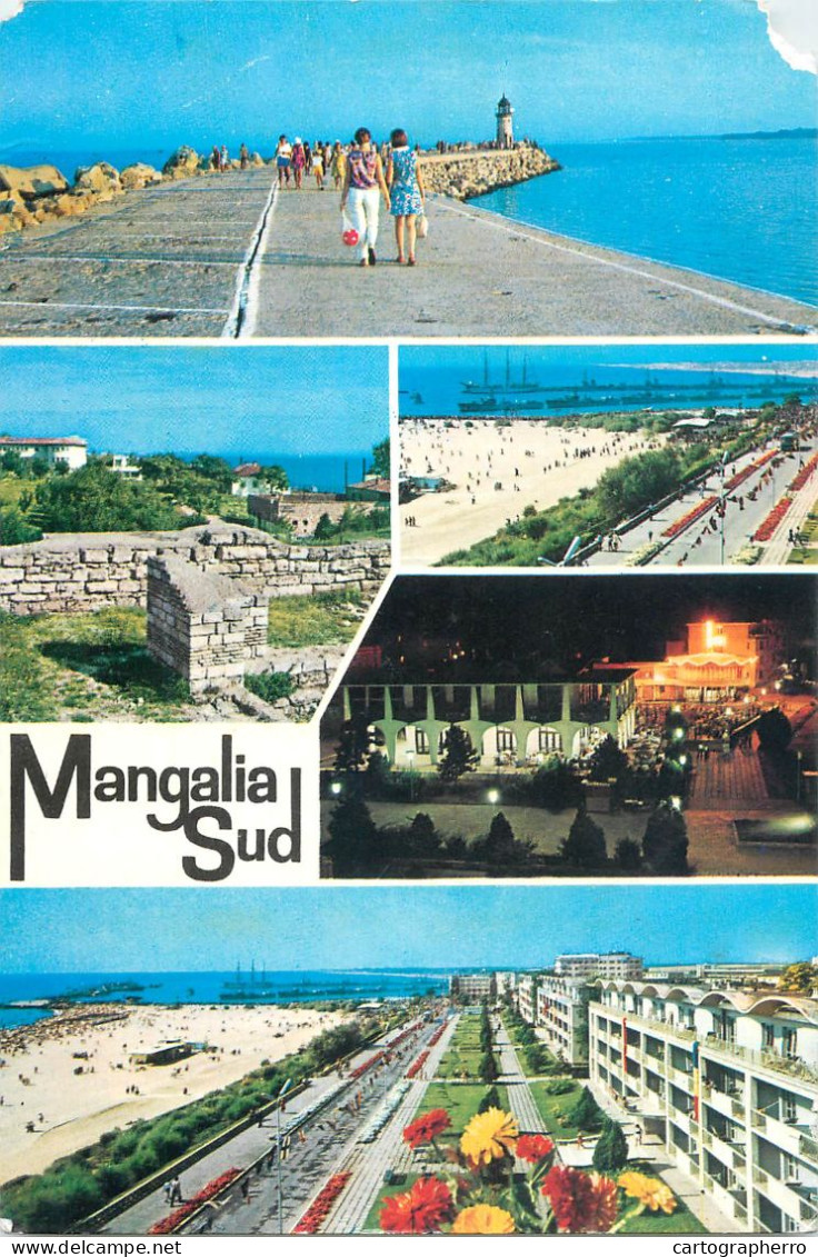 Navigation Sailing Vessels & Boats Themed Postcard Romania Mangalia - Velieri