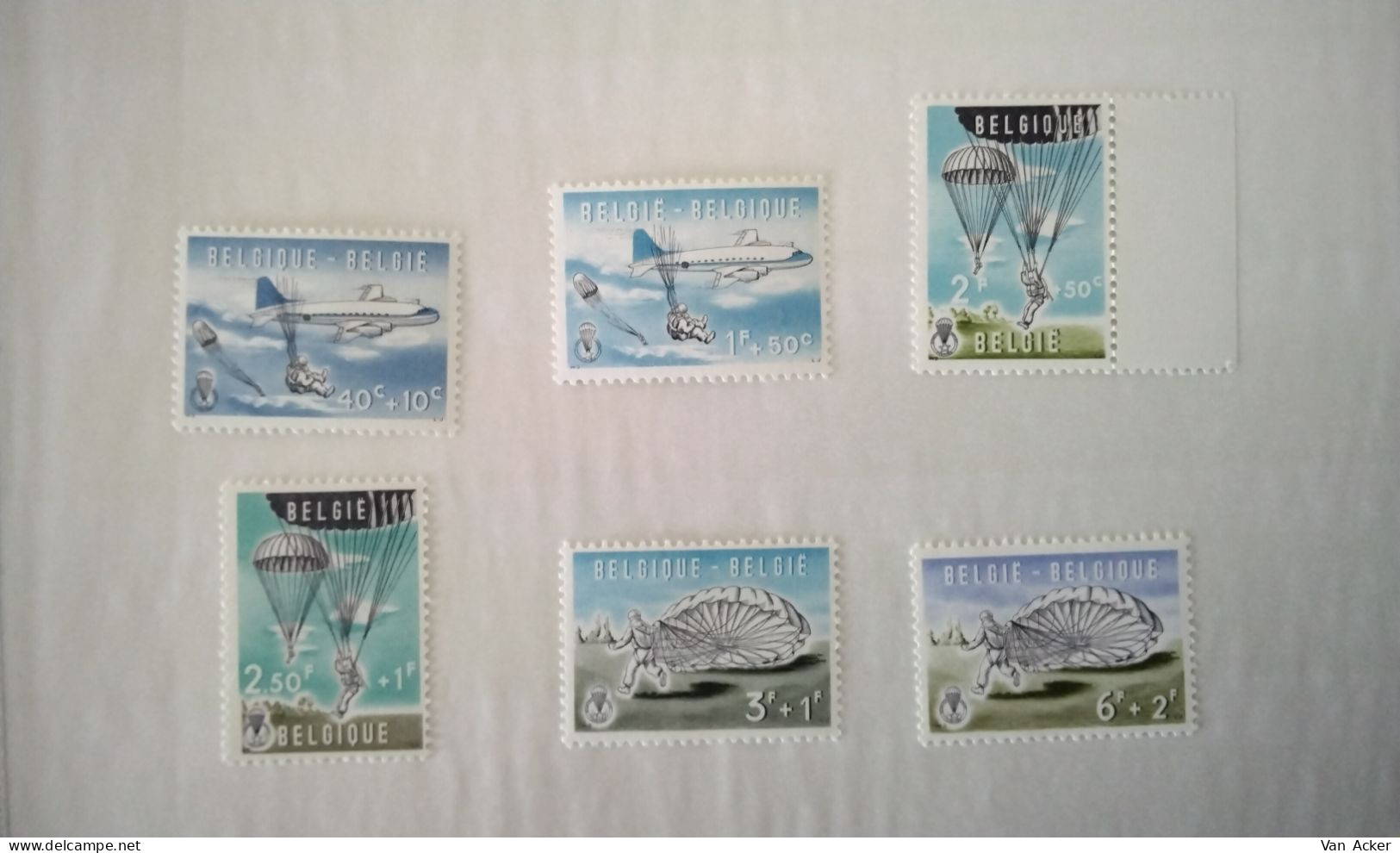 Nr.1133/1138** Valschermspringen. - Unused Stamps