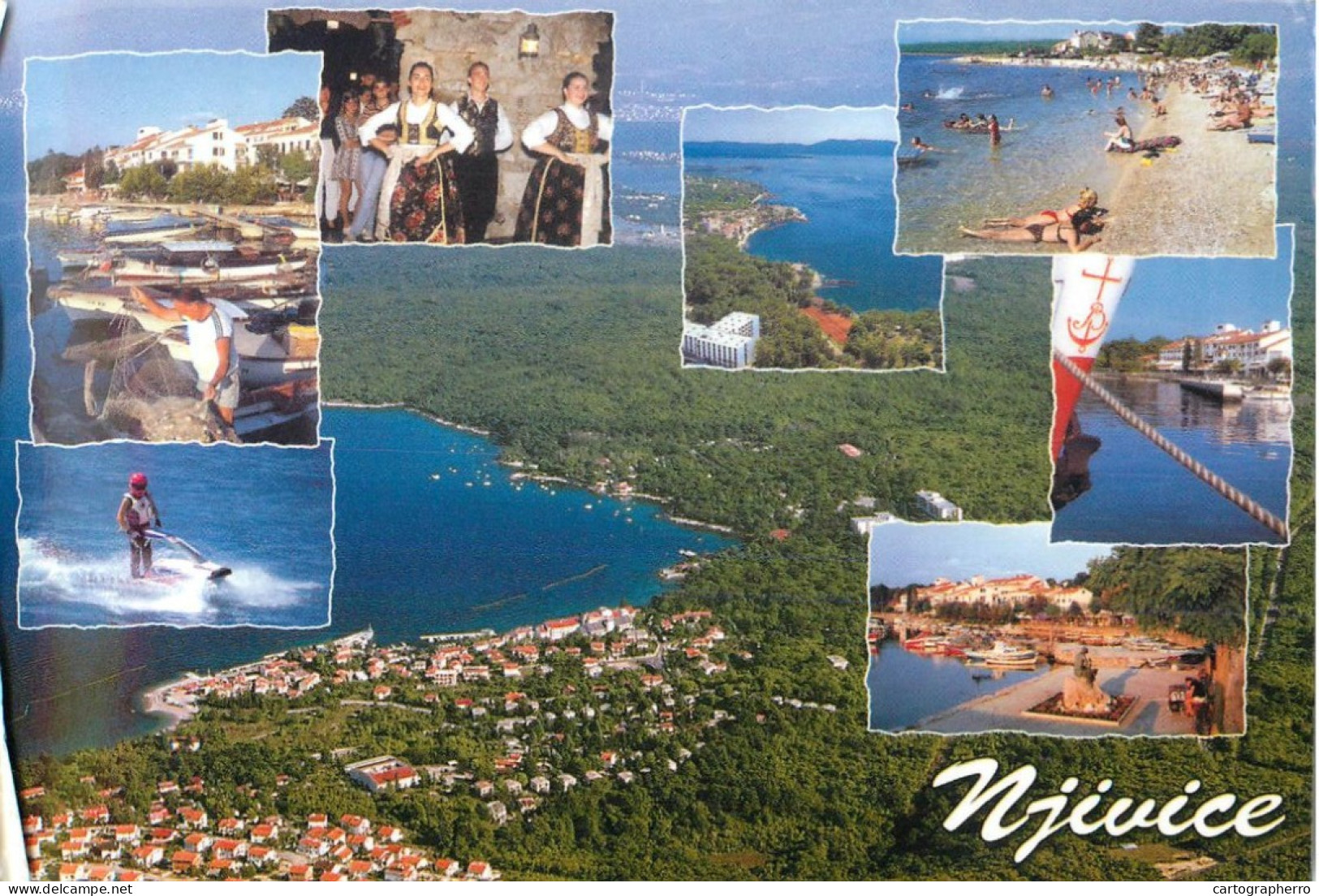 Navigation Sailing Vessels & Boats Themed Postcard Njivice 2010 - Veleros