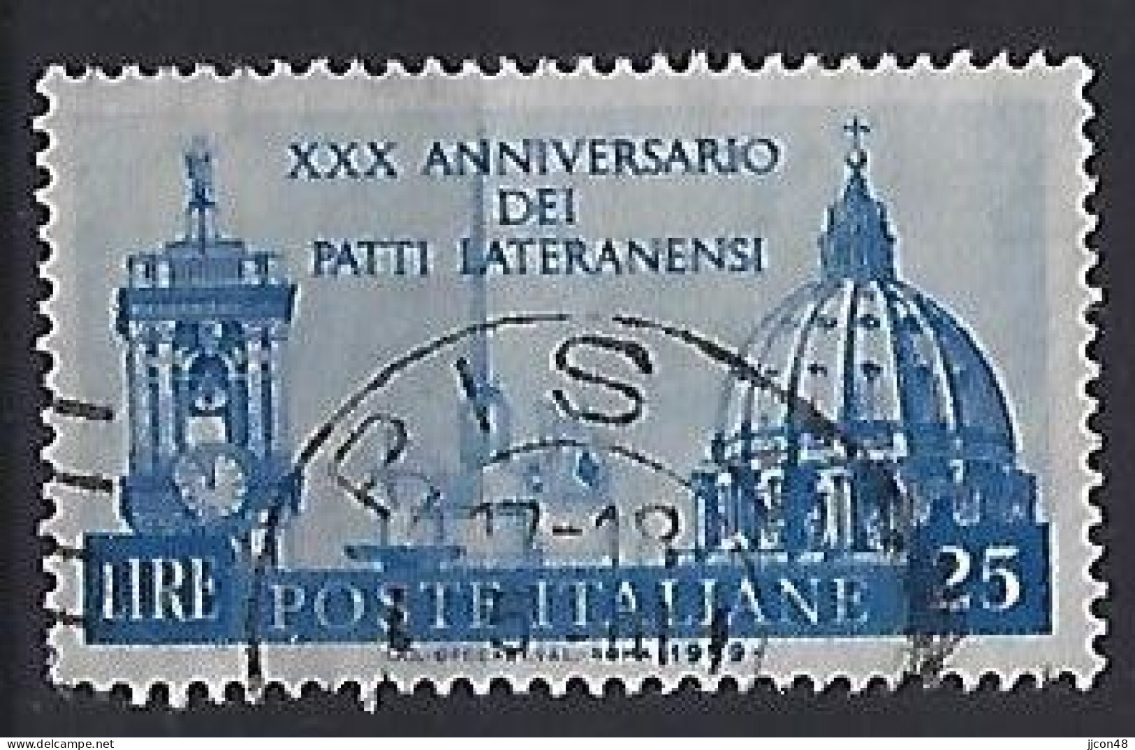 Italy 1959  30 Jahrestag Der Lateranvertrage  (o) Mi.1031 - 1946-60: Gebraucht