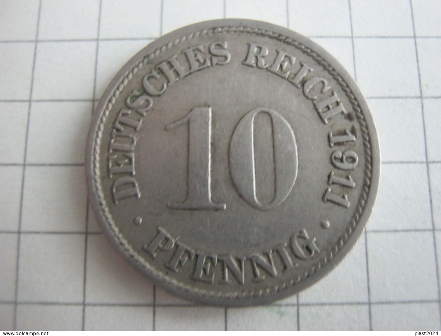 Germany 10 Pfennig 1911 F - 10 Pfennig