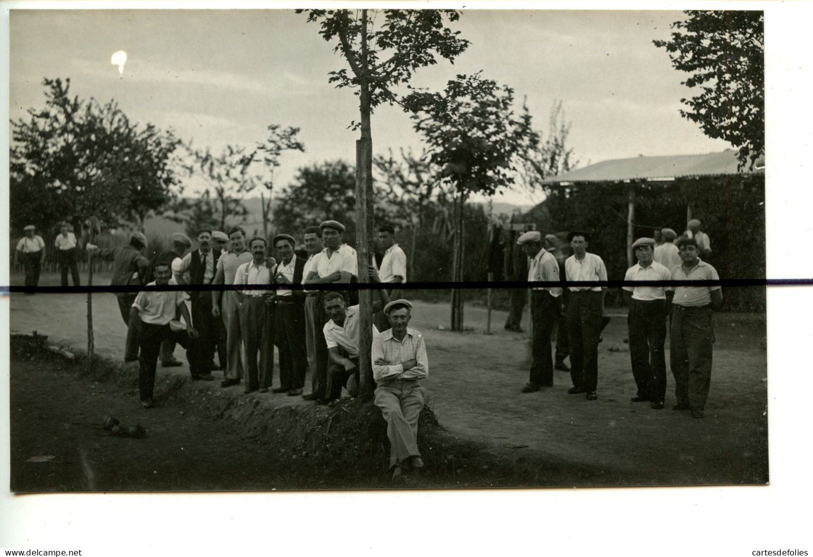 Carte Photo . CPA . D38. Cessieu . Jeux Partie Boules . Clos Guiguol ?? Guignol ? 1943 St Victor De Cessieu ??? - Otros & Sin Clasificación