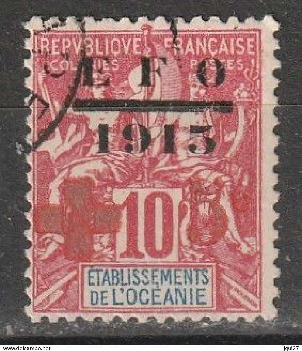 Océanie N° 39 Surcharge Croix Rouge - Oblitérés