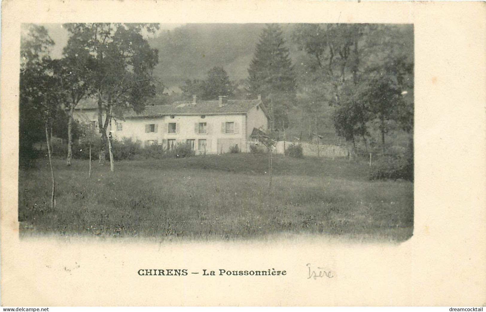 WW 38 CHIRENS. Carte Rare : La Poussonnière 1912 - Sonstige & Ohne Zuordnung