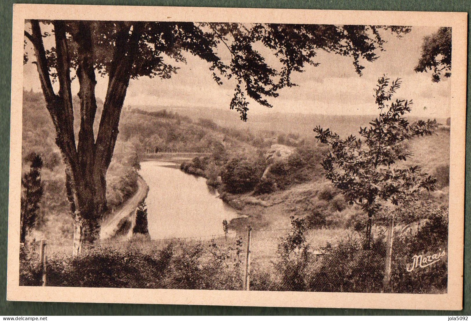 56 - PONTIVY Et Ses Environs - Le Blavet En Aval De La Butte De Castennec - Pontivy