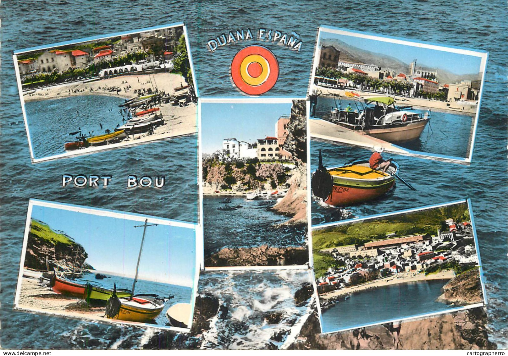 Navigation Sailing Vessels & Boats Themed Postcard Port Bou Duana Espana - Velieri