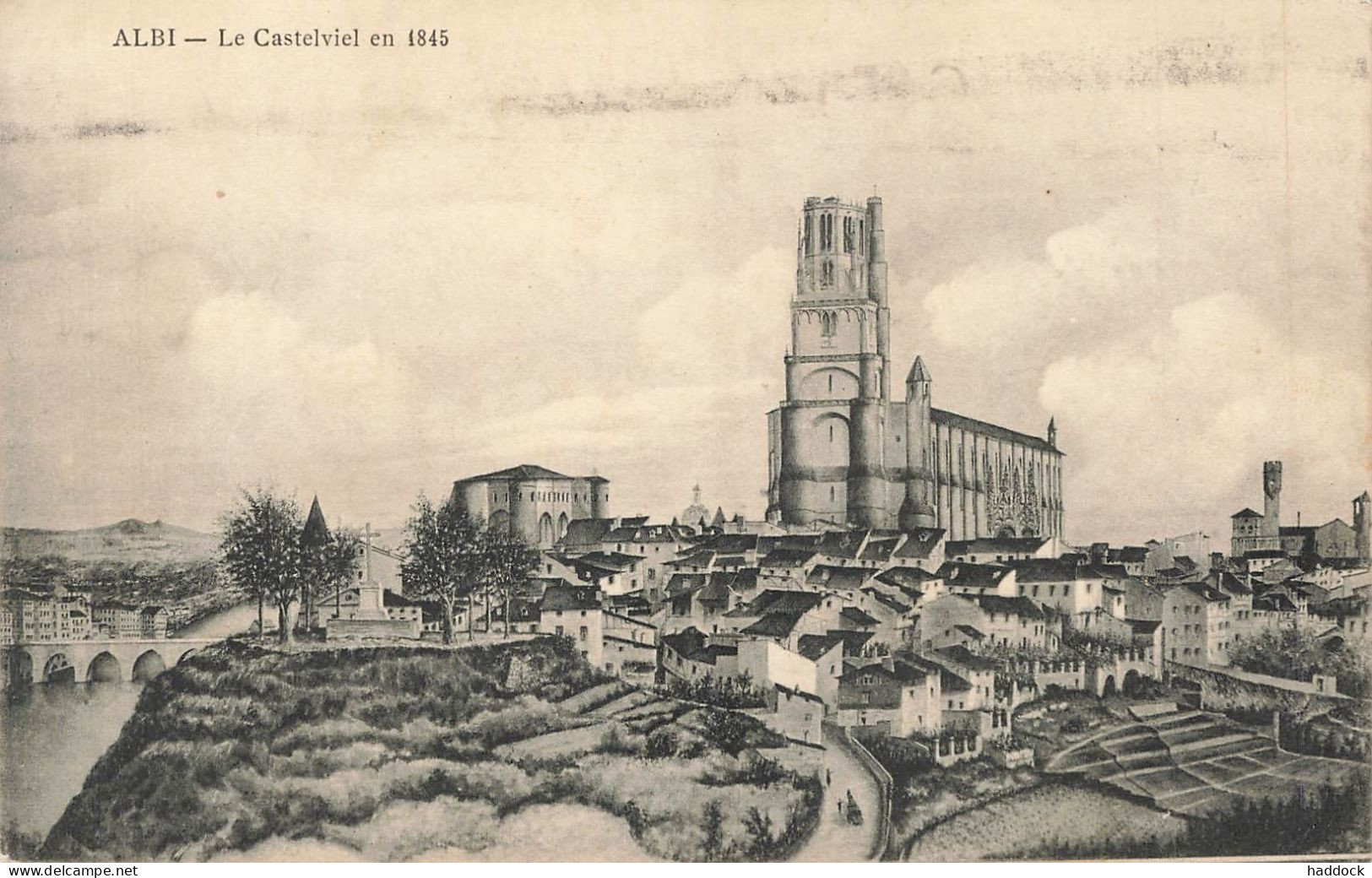 ALBI : LE CASTELVIEL EN 1845 - Albi