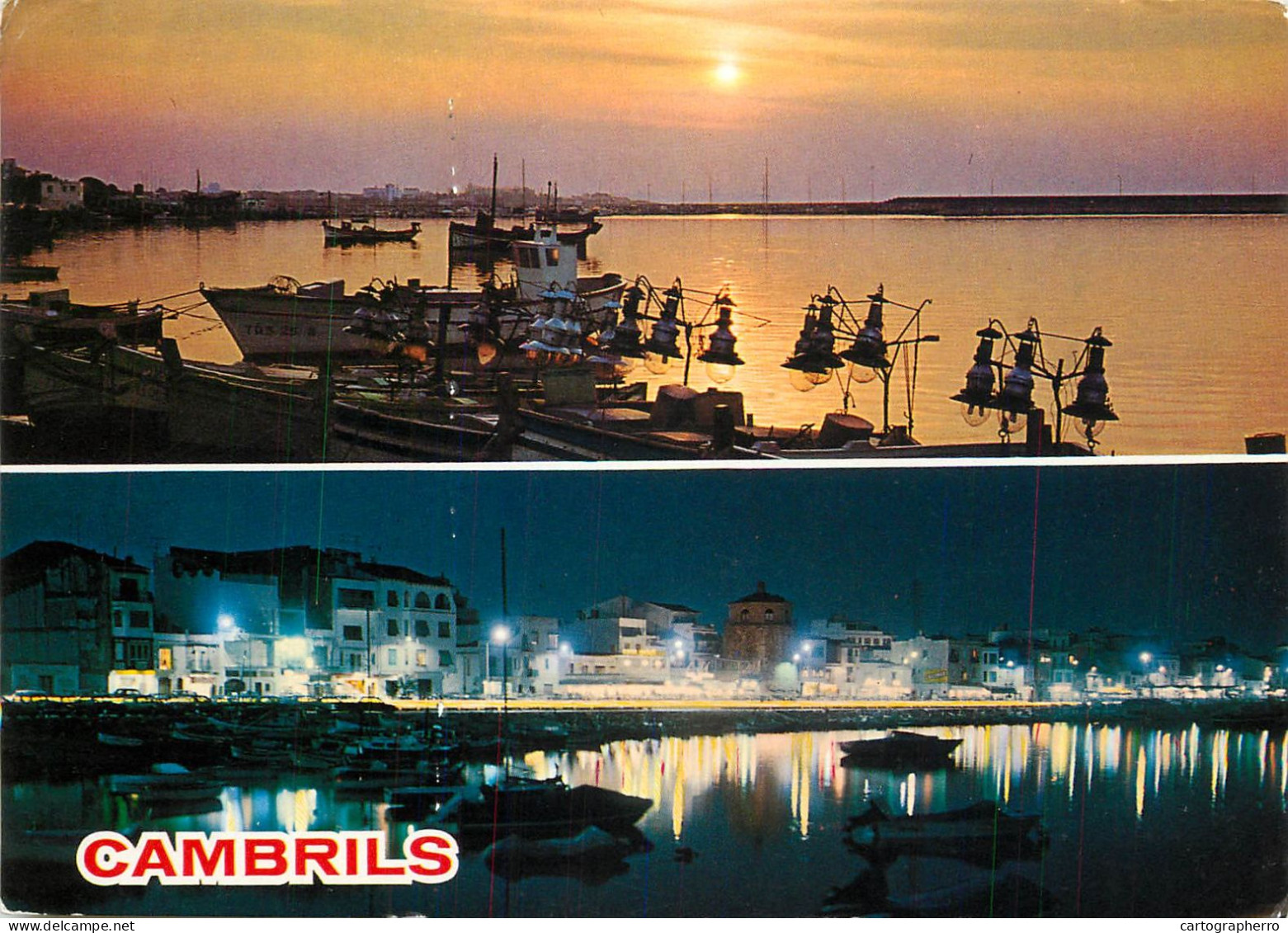 Navigation Sailing Vessels & Boats Themed Postcard Cambrils - Veleros