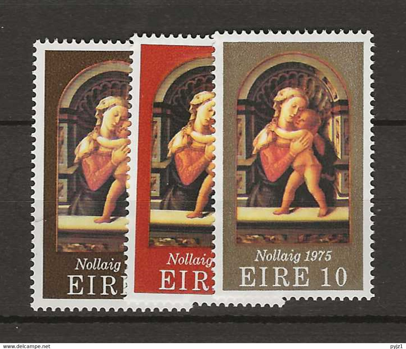 1975 MNH Ireland Mi 333-35 Postfris** - Unused Stamps