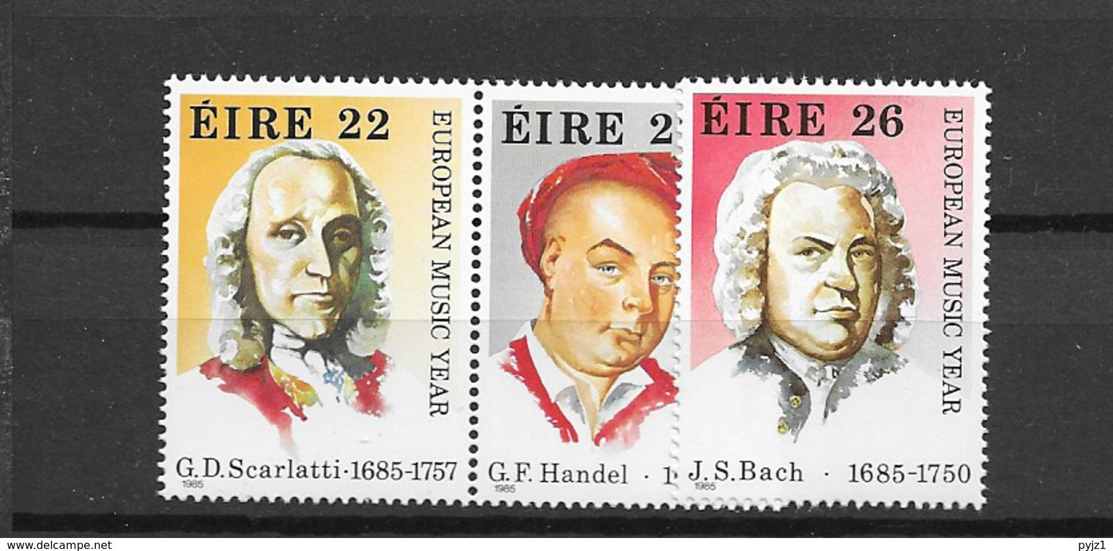 1985 MNH Ireland, Michel 565-67  Postfris** - Unused Stamps