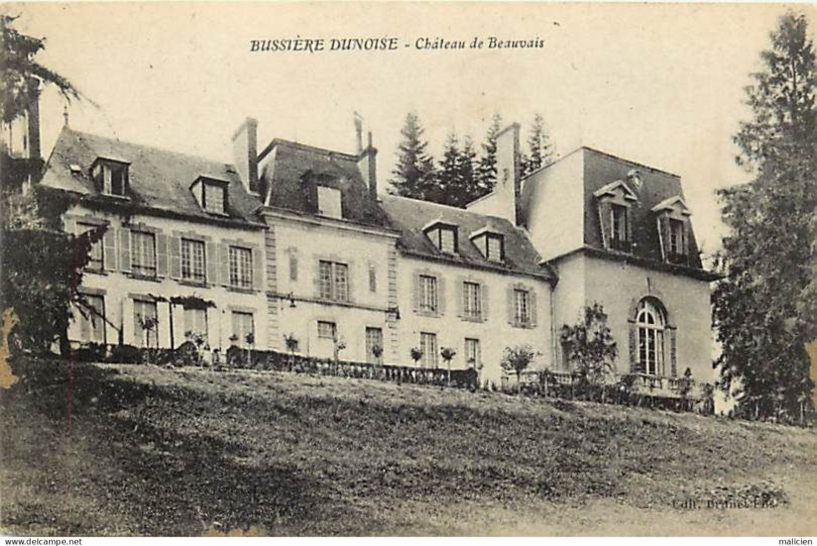 - Creuse -ref-A584- Bussière Dunoise - Château De Beauvais - Châteaux - - Autres & Non Classés