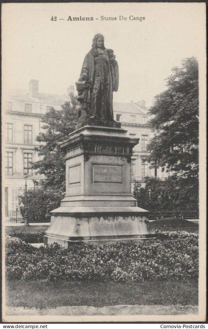 Statue Du Cange, Amiens, C.1910 - Elie CPA - Amiens