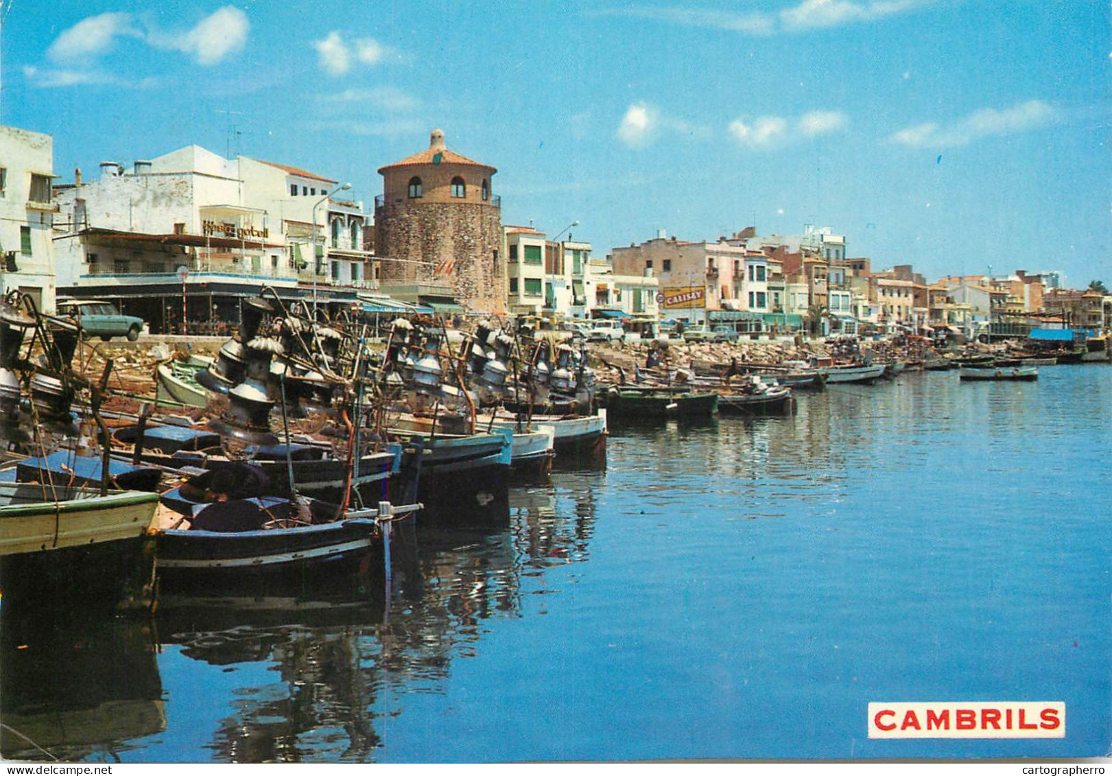 Navigation Sailing Vessels & Boats Themed Postcard Cambrils Harbour - Velieri