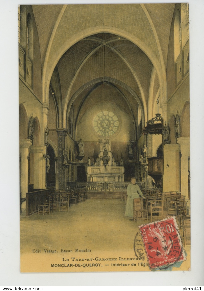 MONCLAR DE QUERCY - Intérieur De L'Eglise - Montclar De Quercy