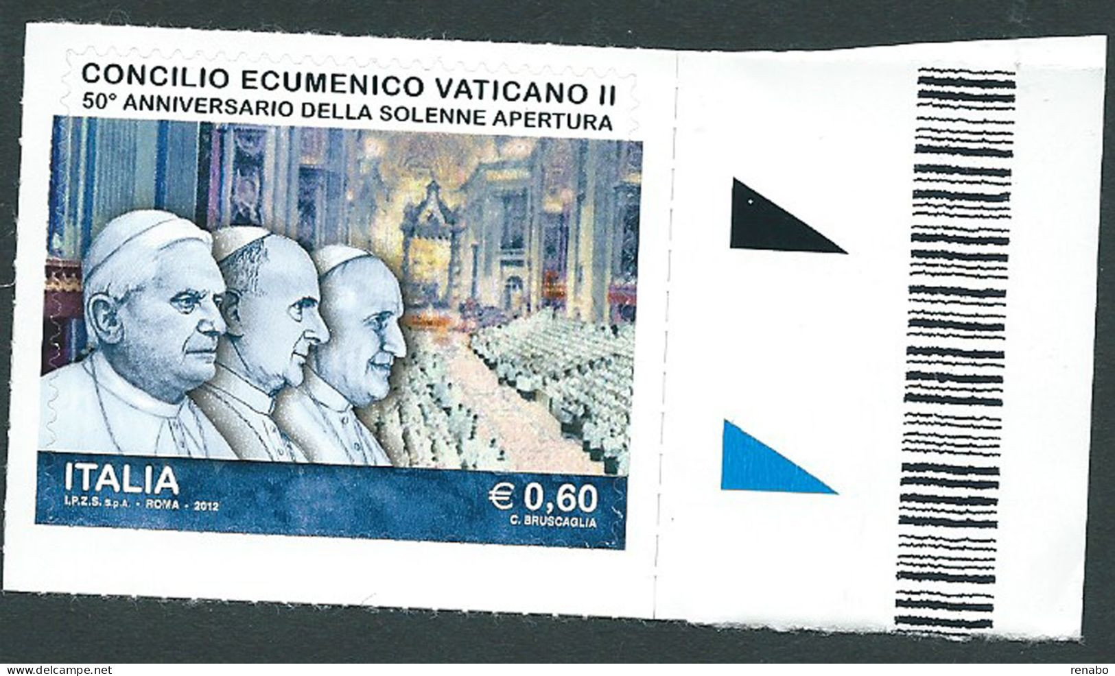 Italia, Italy, Italie, Italien 2012; Papa Benedetto XVI, Papa Paolo VI, Papa Giovanni XXIII; Bordo - Popes