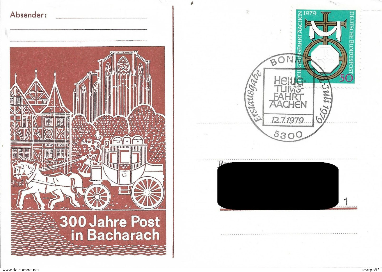 GERMANY. FDC. CATHOLIC DAY. 1979 - 1971-1980