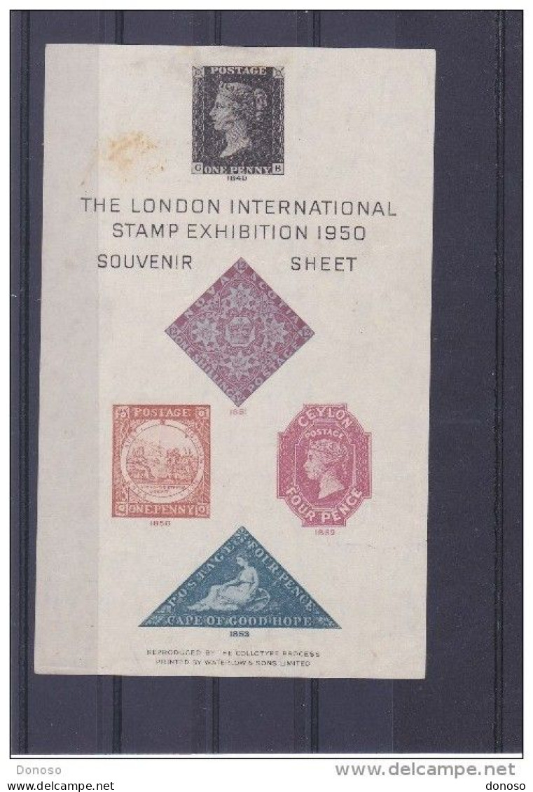 GB 1950 BLOC EXPO 1950, Souvenir Sheet NEUF** MNH - Nuevos