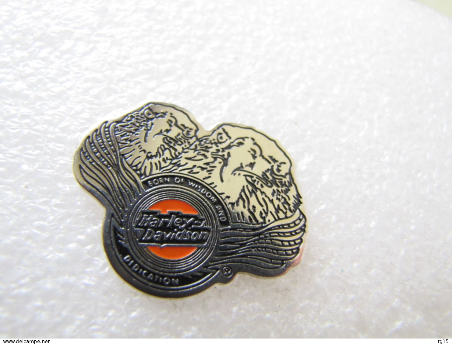 PIN'S    MOTO  HARLEY DAVIDSON   AIGLES - Motorbikes