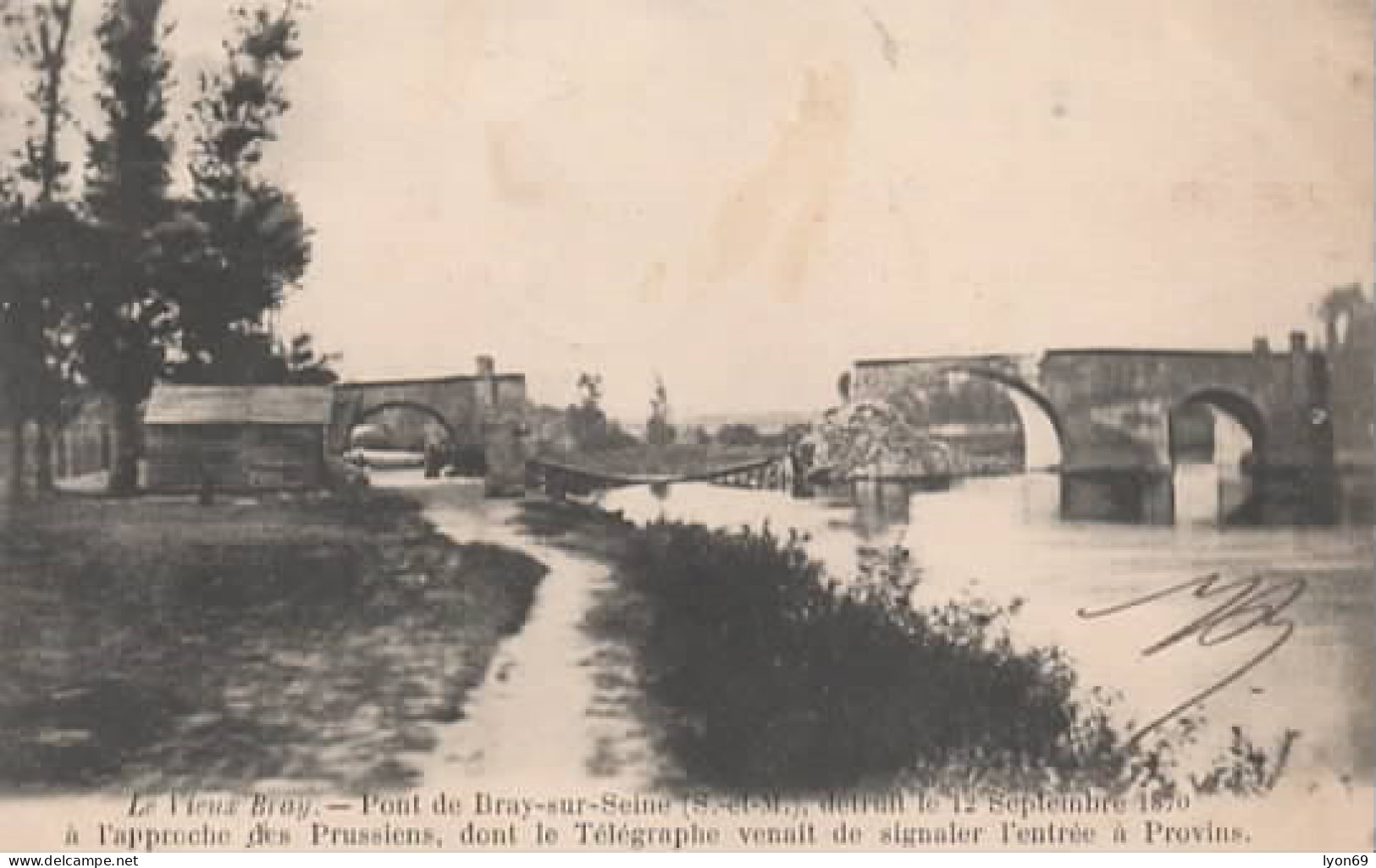 BRET SUR SEINE  LE VIEUX BRAY LE PONT - Bray Sur Seine