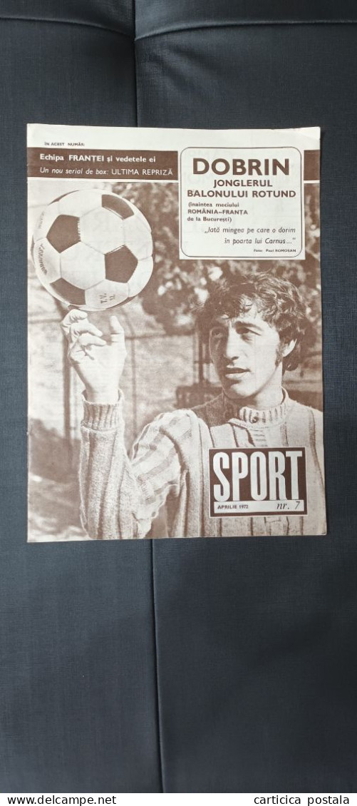 Romania Rumanien Arges Pitesti Dobrin Revista Sport Aprilie 1972 - Rumänien