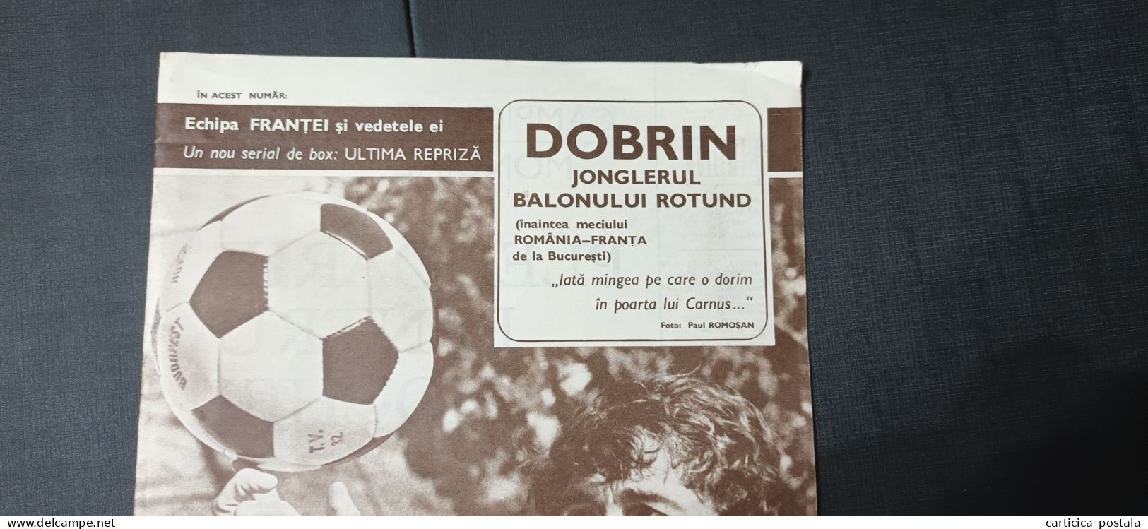 Romania Rumanien Arges Pitesti Dobrin Revista Sport Aprilie 1972 - Rumänien