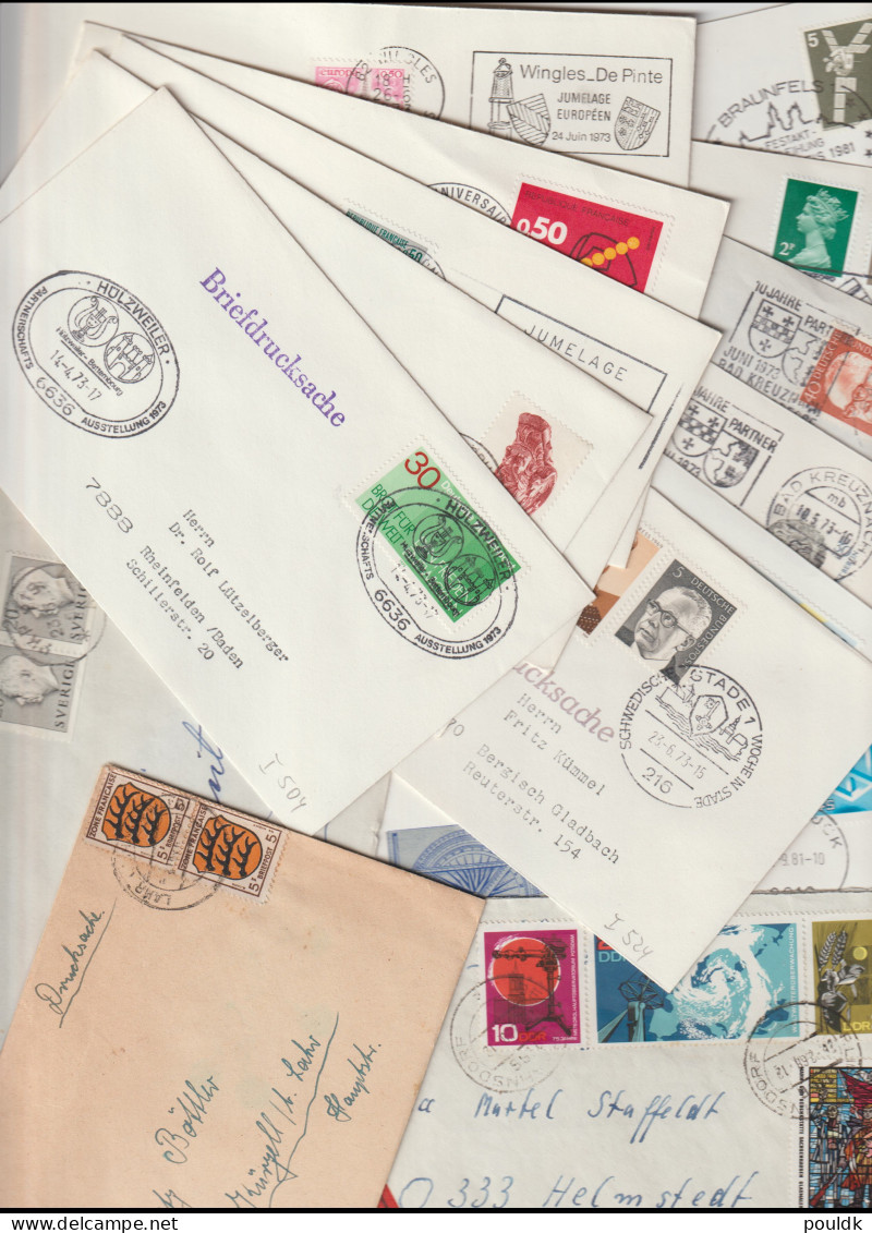 650 Covers From Every Corner Of The World. FDC, PC, MX And Ordinary Covers, Mostly Modern, Odds And Ends - Verzamelingen (zonder Album)