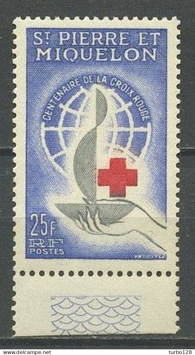 SPM MIQUELON 1963  N° 369 ** Neuf MNH Superbe C 14 € Croix Rouge InternationaleRed Cross - Unused Stamps