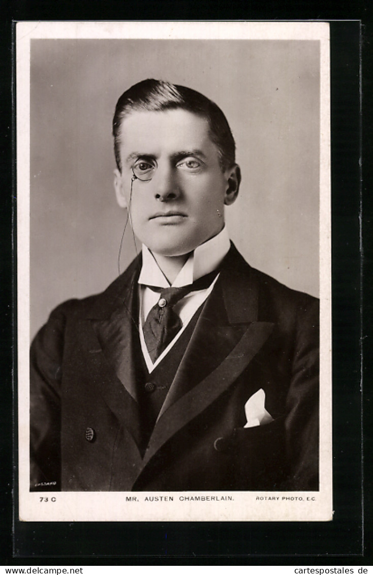 AK Grossbritannien, Mr. Austen Chamberlain  - Politicians & Soldiers