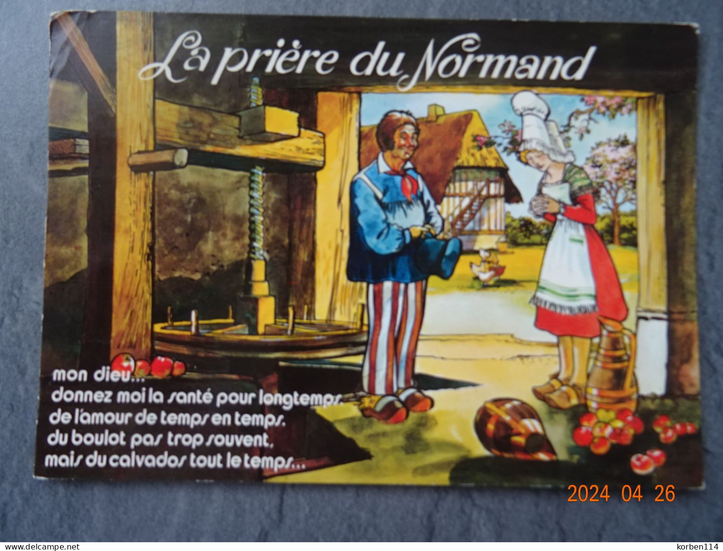 LA PRIERE DU NORMAND - Humor