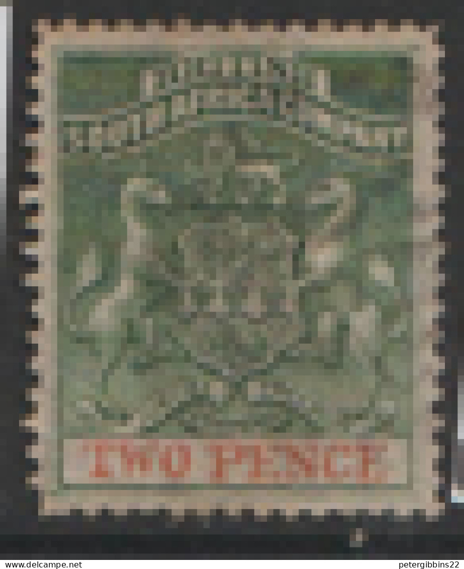Rhodesia  1892  SG  20 2d  Fine Used - Rhodesia (1964-1980)