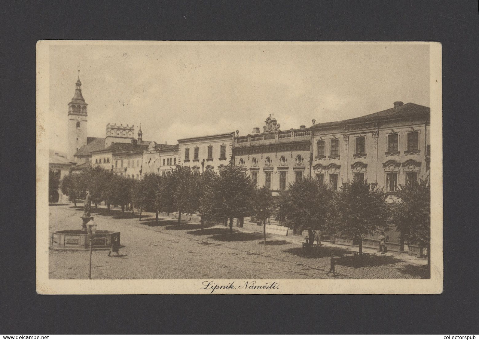 LIPNIK WWI Vintage Postcard With Nice Fieldpost Cancellation - Czech Republic