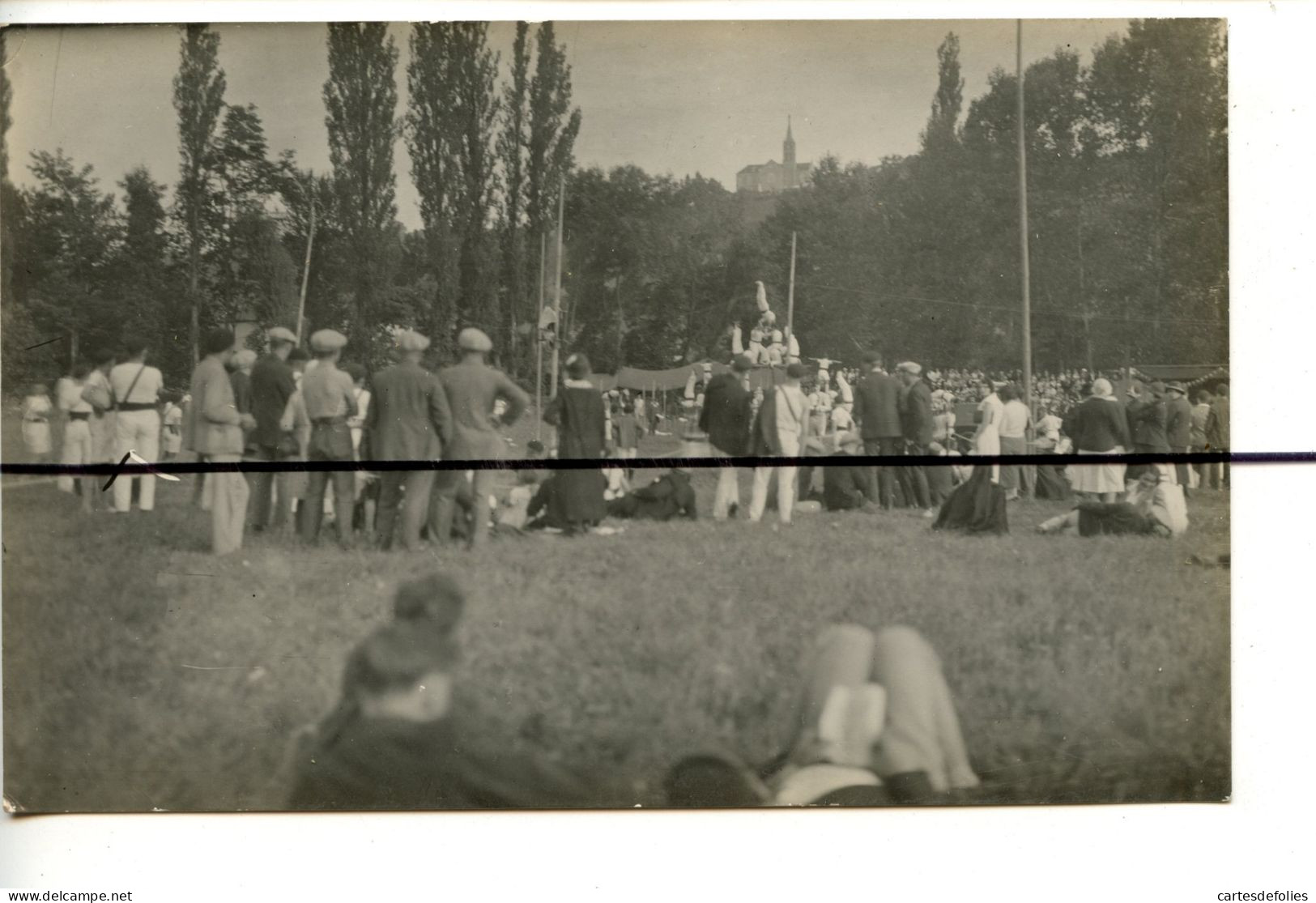 Carte Photo . CPA . Isère. D38. Saint-Victor-de-Cessieu . Fête De La GYM , Gymnastique, Athlètes, Enfants. - Sonstige & Ohne Zuordnung