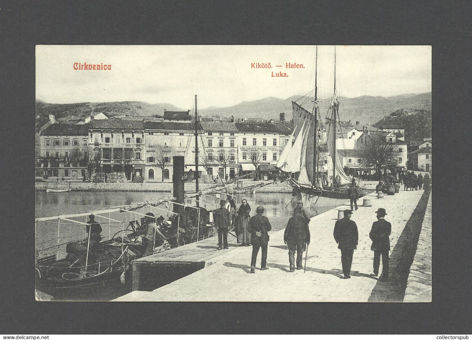 CIRKVENICA 1910. Vintage Postcard - Croatie