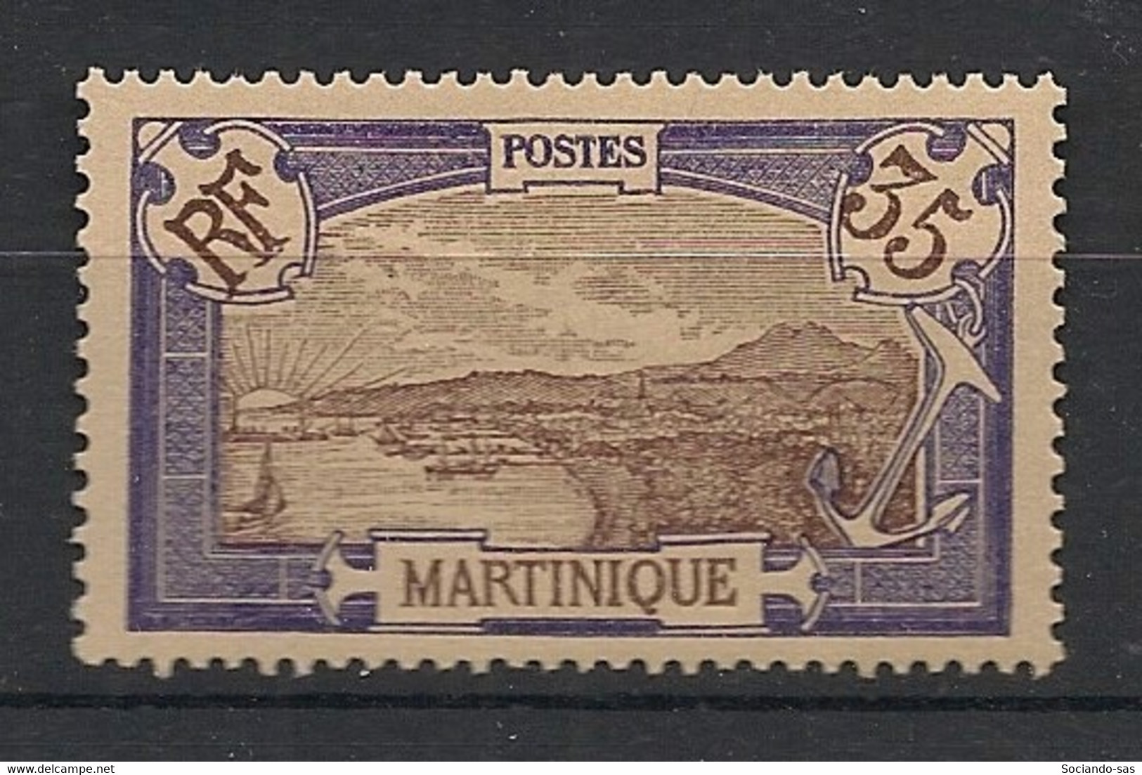 MARTINIQUE - 1908-18 - N°YT. 70 - Fort De France 35c - Neuf Luxe ** / MNH / Postfrisch - Unused Stamps