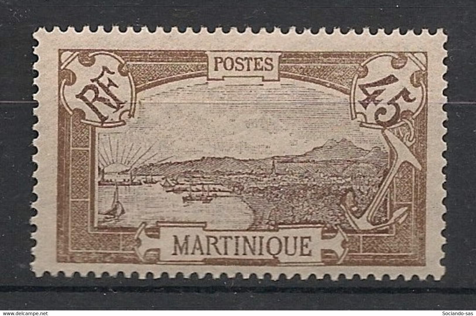 MARTINIQUE - 1908-18 - N°YT. 72 - Fort De France 45c - Neuf Luxe ** / MNH / Postfrisch - Nuovi