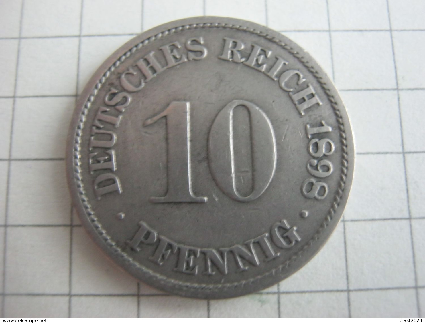 Germany 10 Pfennig 1898 A - 10 Pfennig