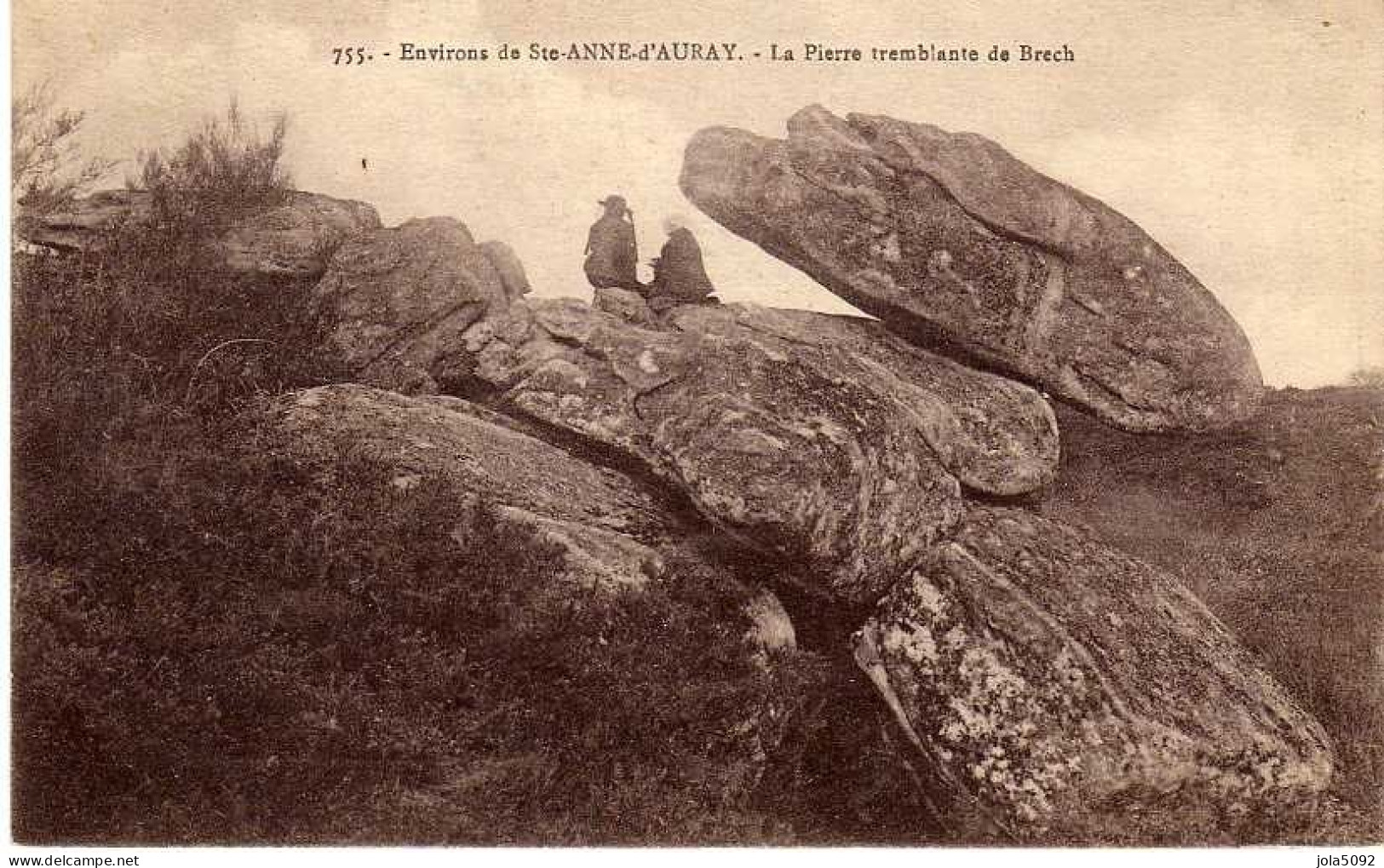 56 - Environs De SAINTE-ANNE-D'AURAY - La Pierre Tremblante De Brech - Auray