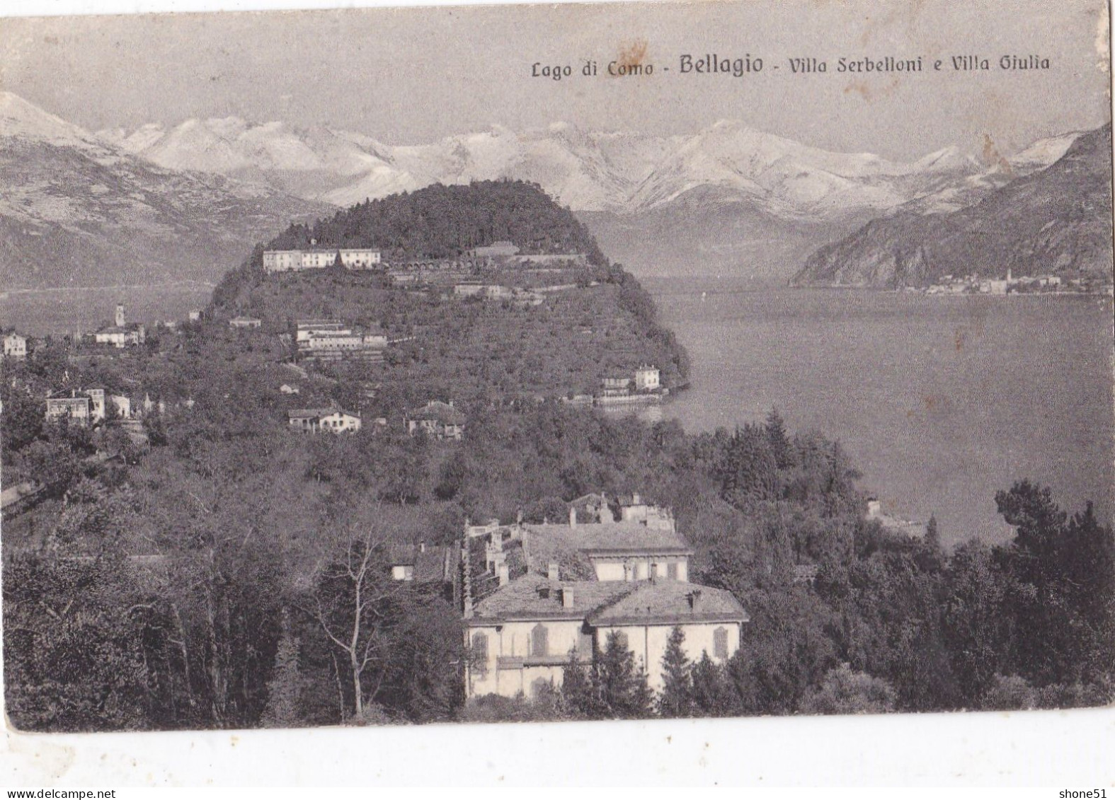 LAGO DI COMO- Bellagio - Villa Serbelloni E Villa Giulija - Como