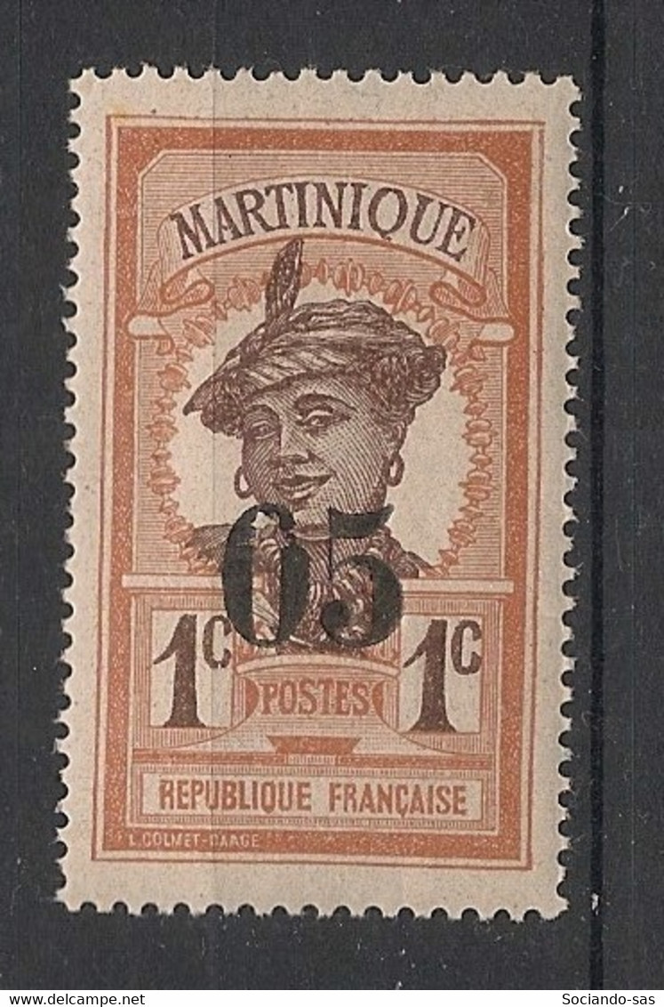 MARTINIQUE - 1920 - N°YT. 83 - Martiniquaise 05 Sur 1c - Neuf Luxe ** / MNH / Postfrisch - Unused Stamps