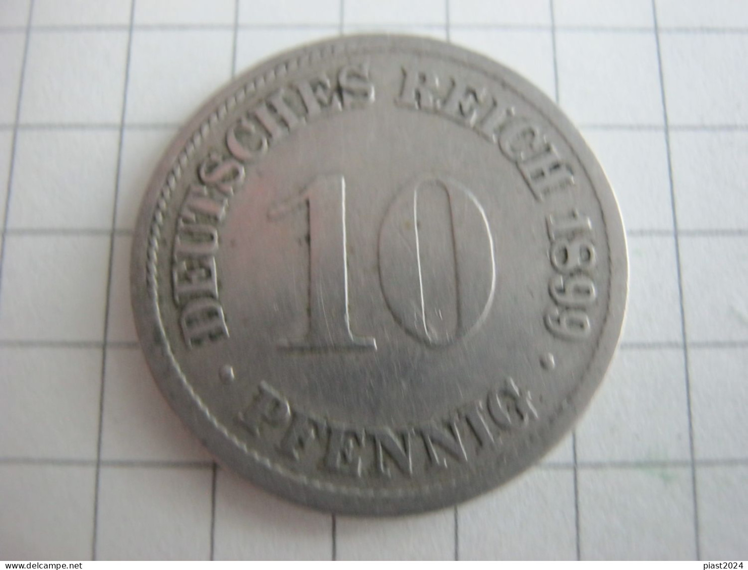 Germany 10 Pfennig 1899 D - 10 Pfennig