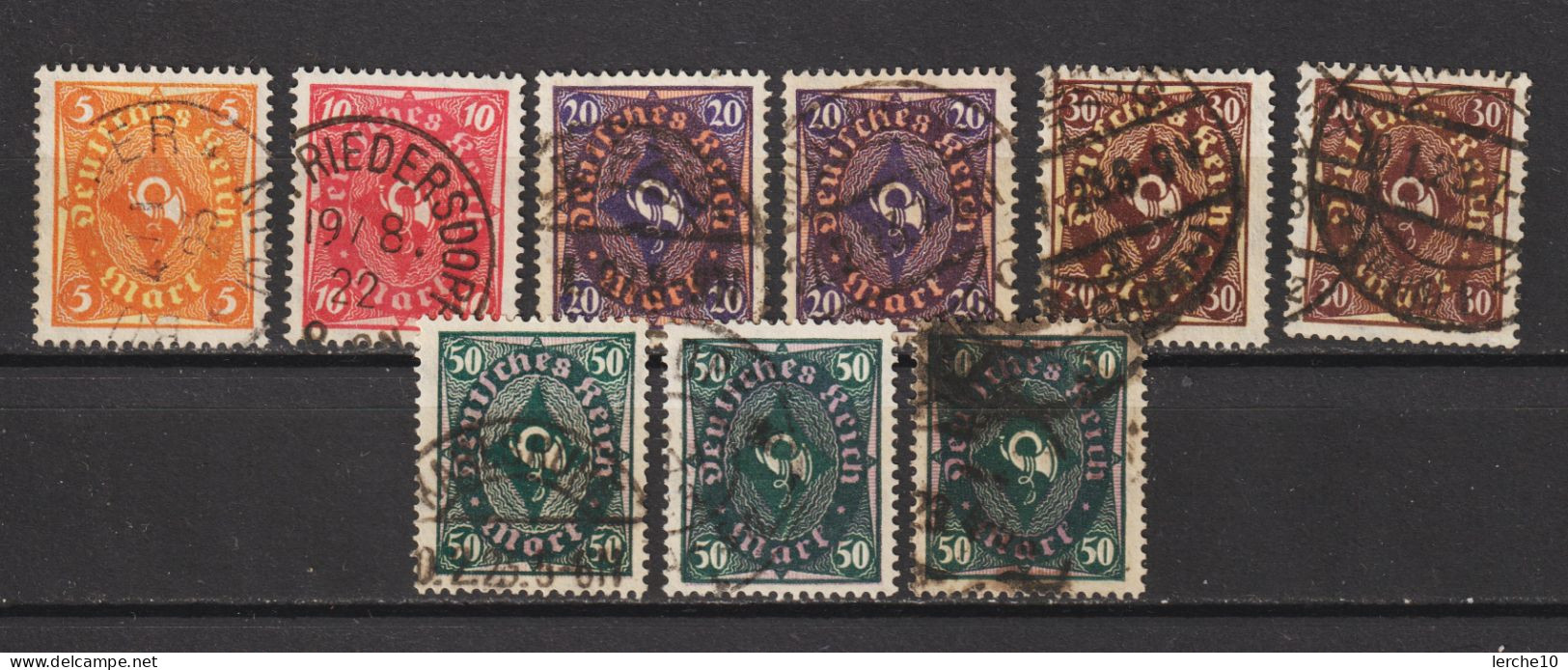 MiNr. 205-209 Gestempelt, Geprüft  (0301) - Usati