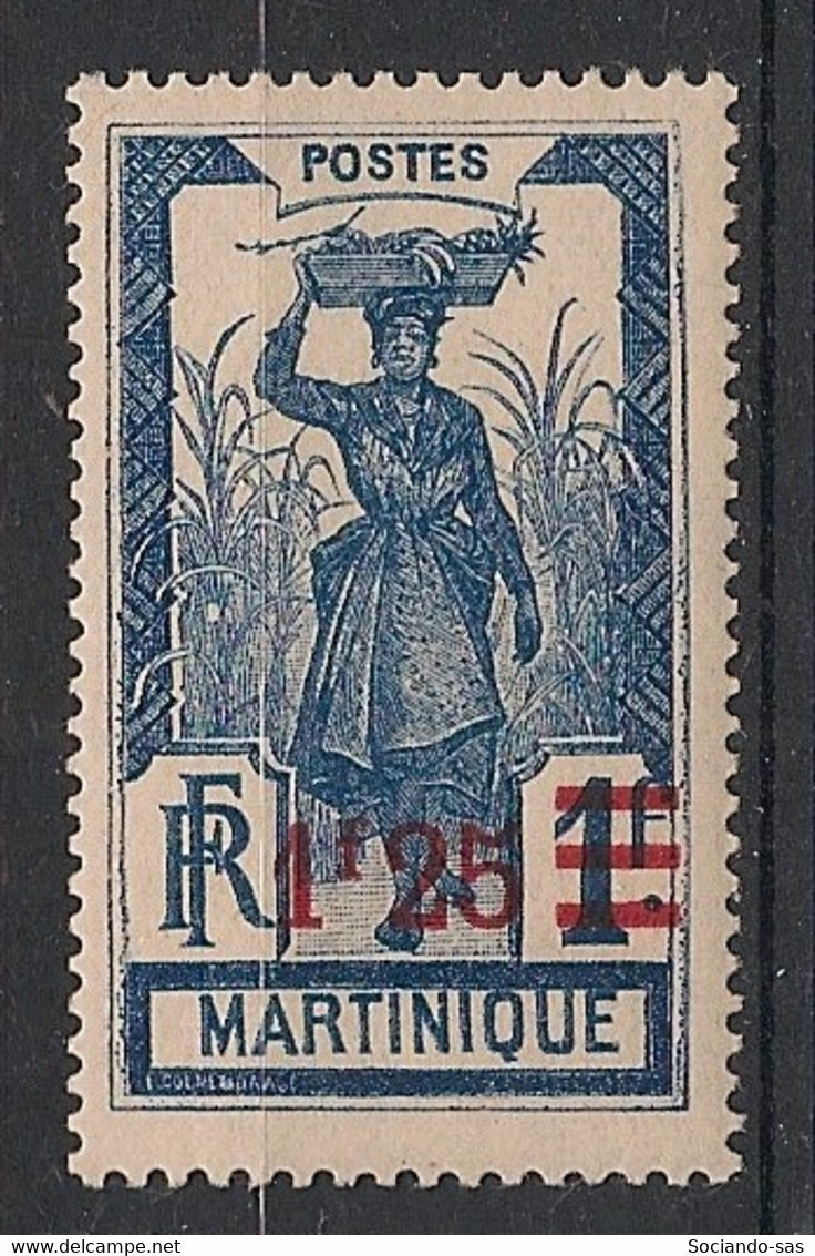 MARTINIQUE - 1924-27 - N°YT. 115 - Porteuse De Fruits 1f25 Sur 1f - Neuf Luxe ** / MNH / Postfrisch - Unused Stamps