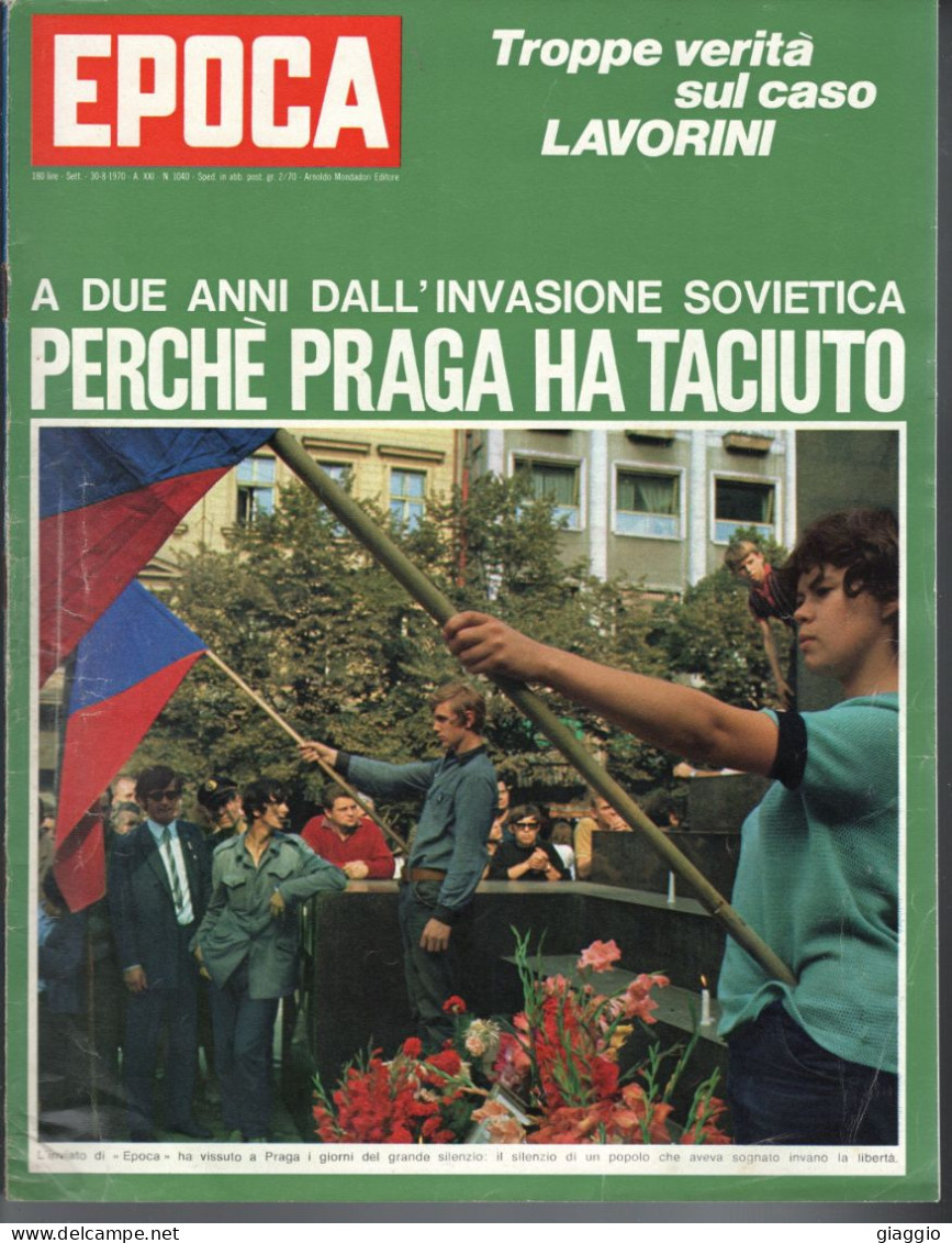 °°° RIVISTA EPOCA N° 1040 DEL 30 AGOSTO 1970 °°° - Autres & Non Classés