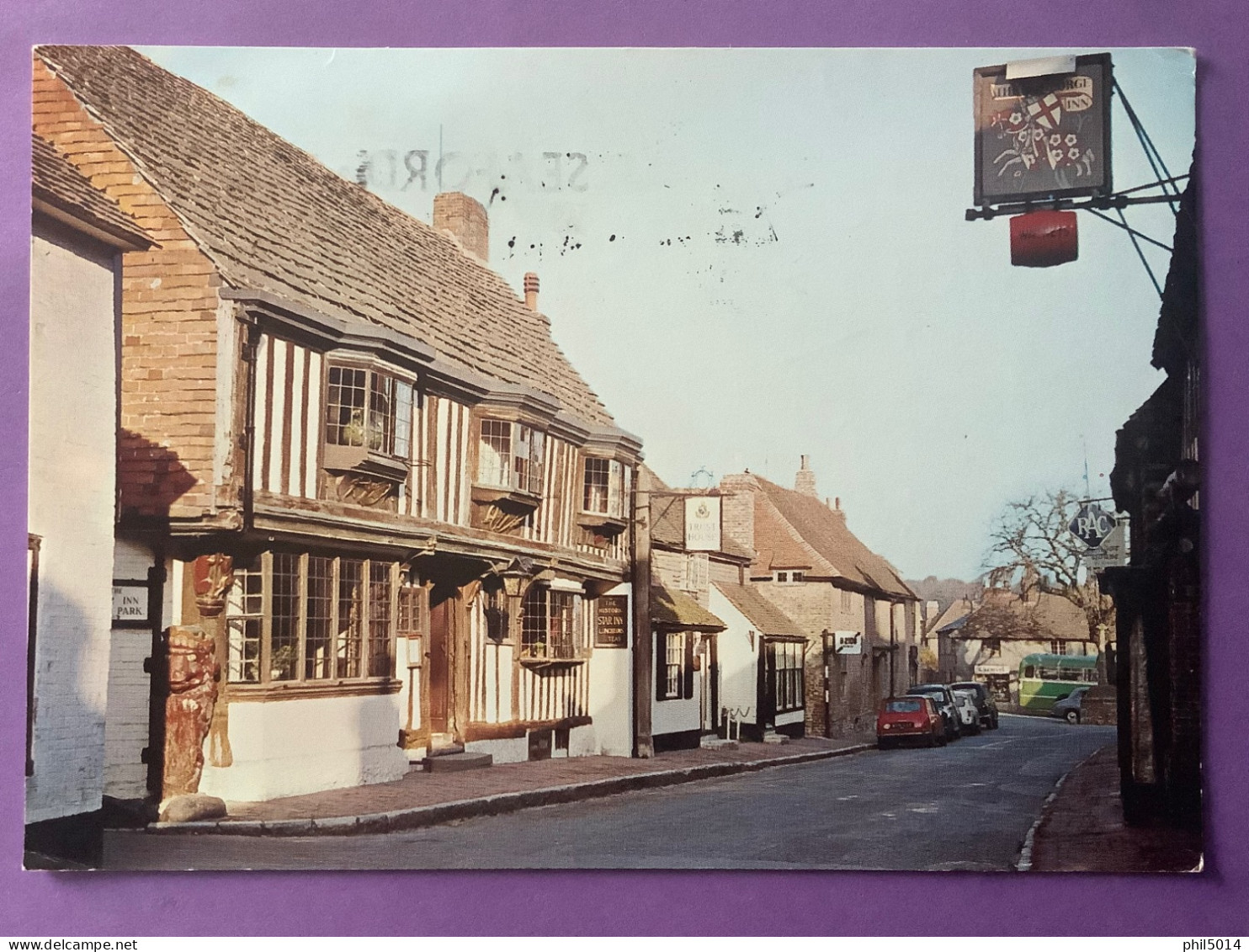 Angleterre   CPSM  ALFRISTON    Voitures……      Bon état - Other & Unclassified