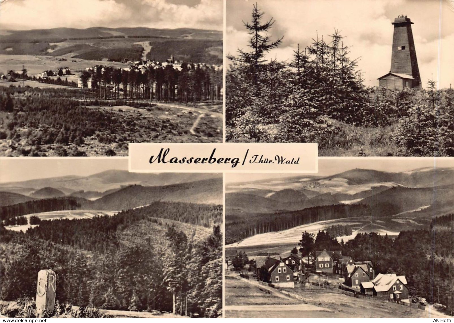 Masserberg - Kr Hildburghausen, Mehrbildjkarte - Masserberg