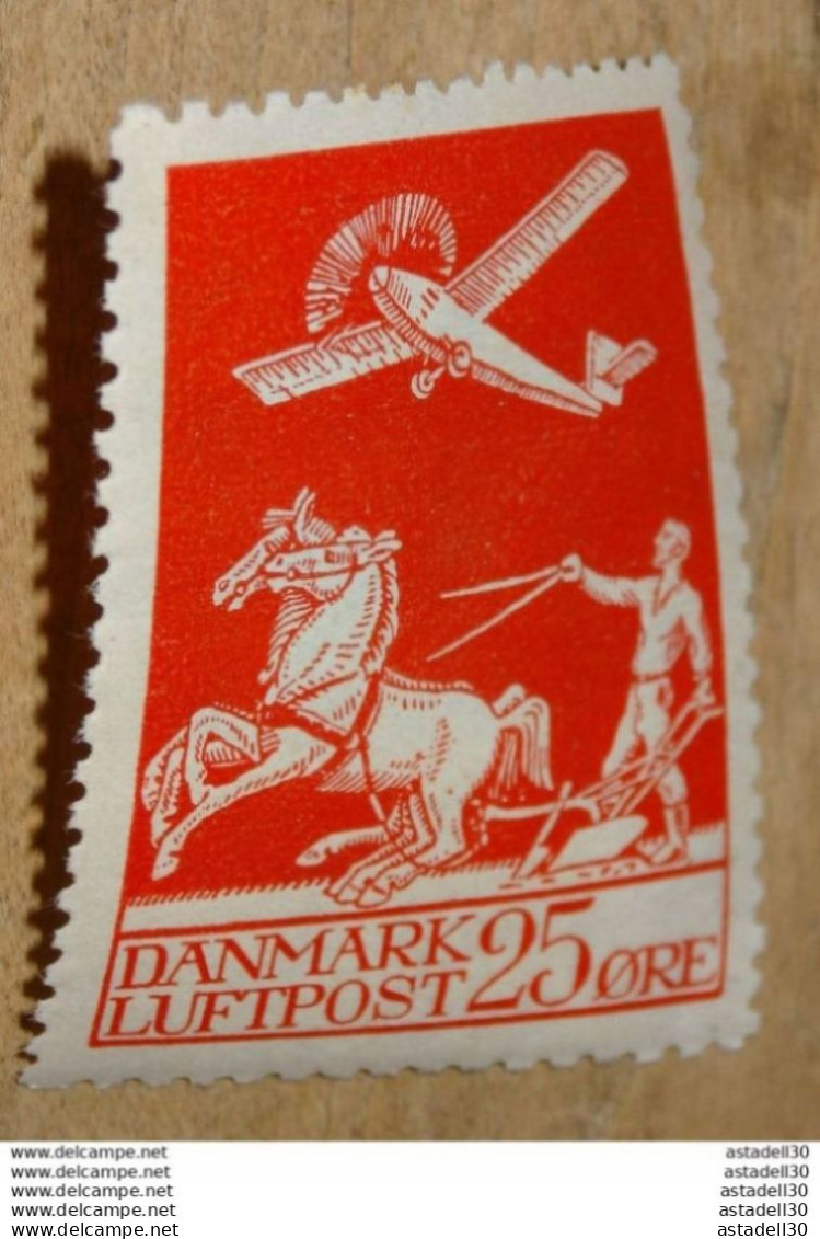 DANEMARK Poste Aerienne 25 Ore, Neuf* Trace Charniere - 1925 ............ CL2-3-2a - Ongebruikt