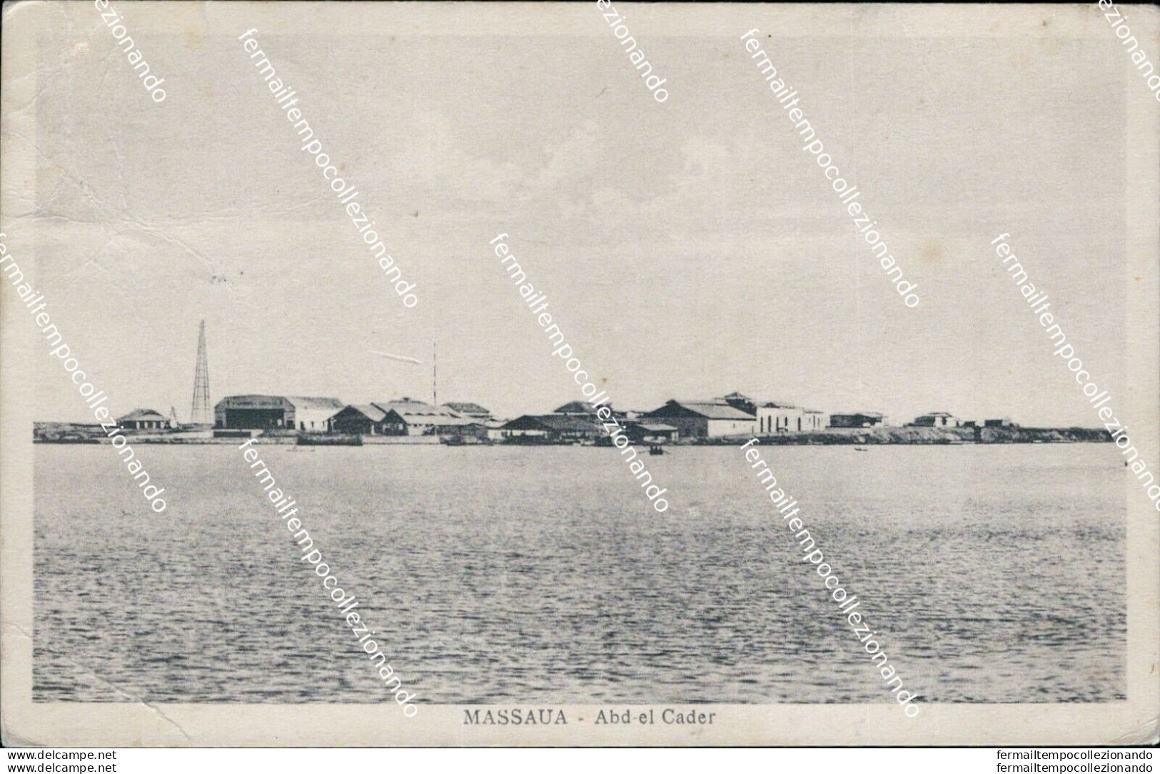 Be360 Cartolina Massaua Abd El Calder Eritrea 1935 - Sonstige & Ohne Zuordnung